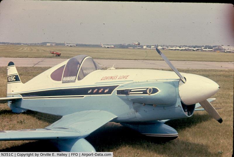Aircraft N351C (1950 Loving Neal V WR-1 Love C/N 1) Photo by Orville E ...
