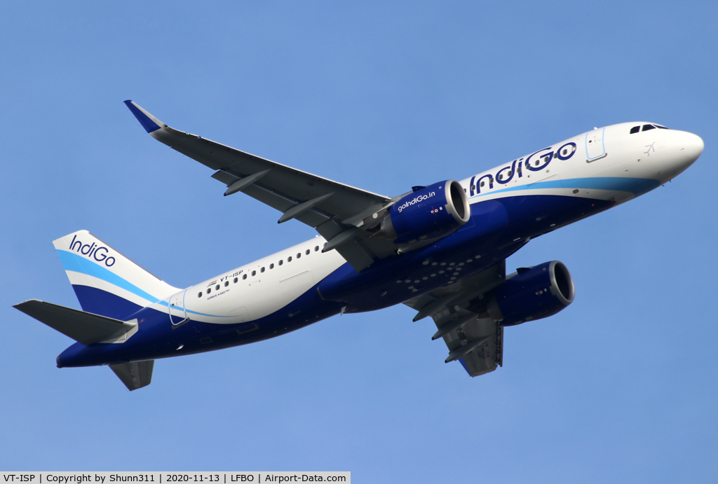 VT-ISP, 2020 Airbus A320-251N C/N 10080, Delivery day from LFBO