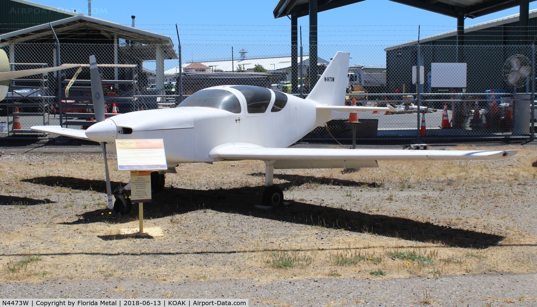 N4473W, 1984 Stoddard-Hamilton Glasair SH-2 C/N 385, Oakland Aviation Museum 2018