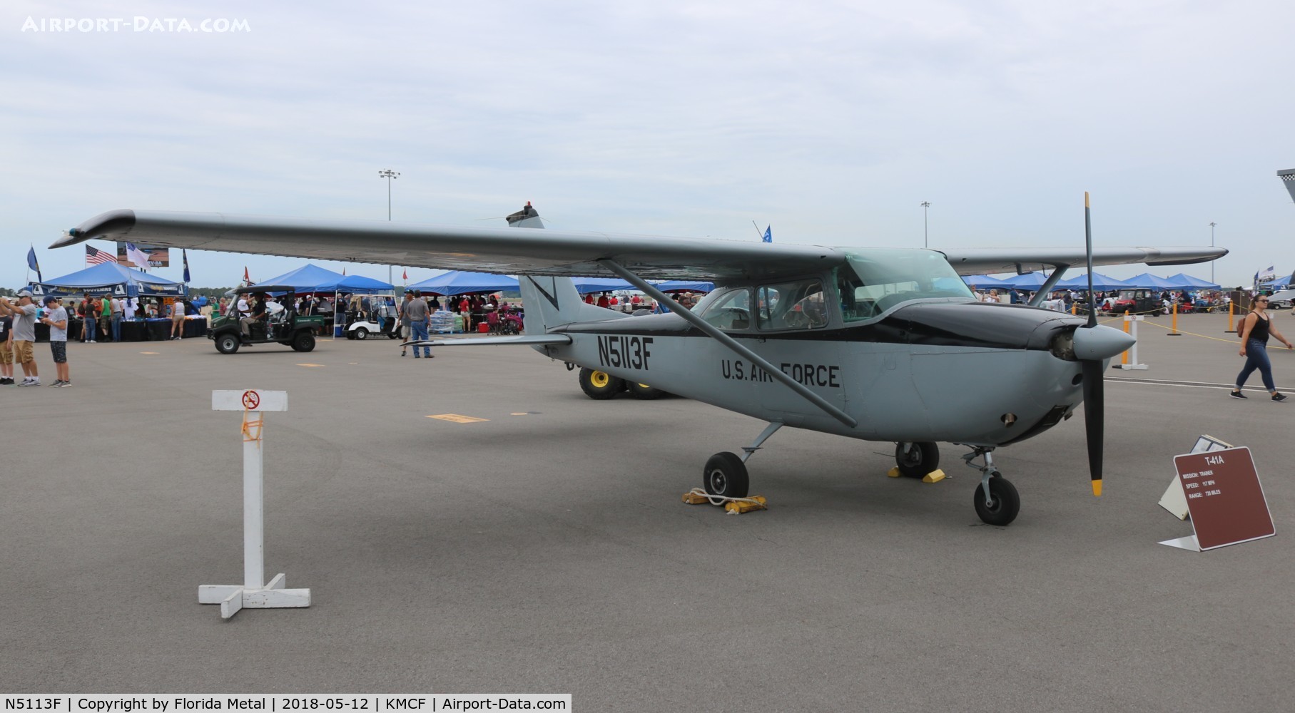 N5113F, 1965 Cessna 172F C/N 17252762, MacDill 2018