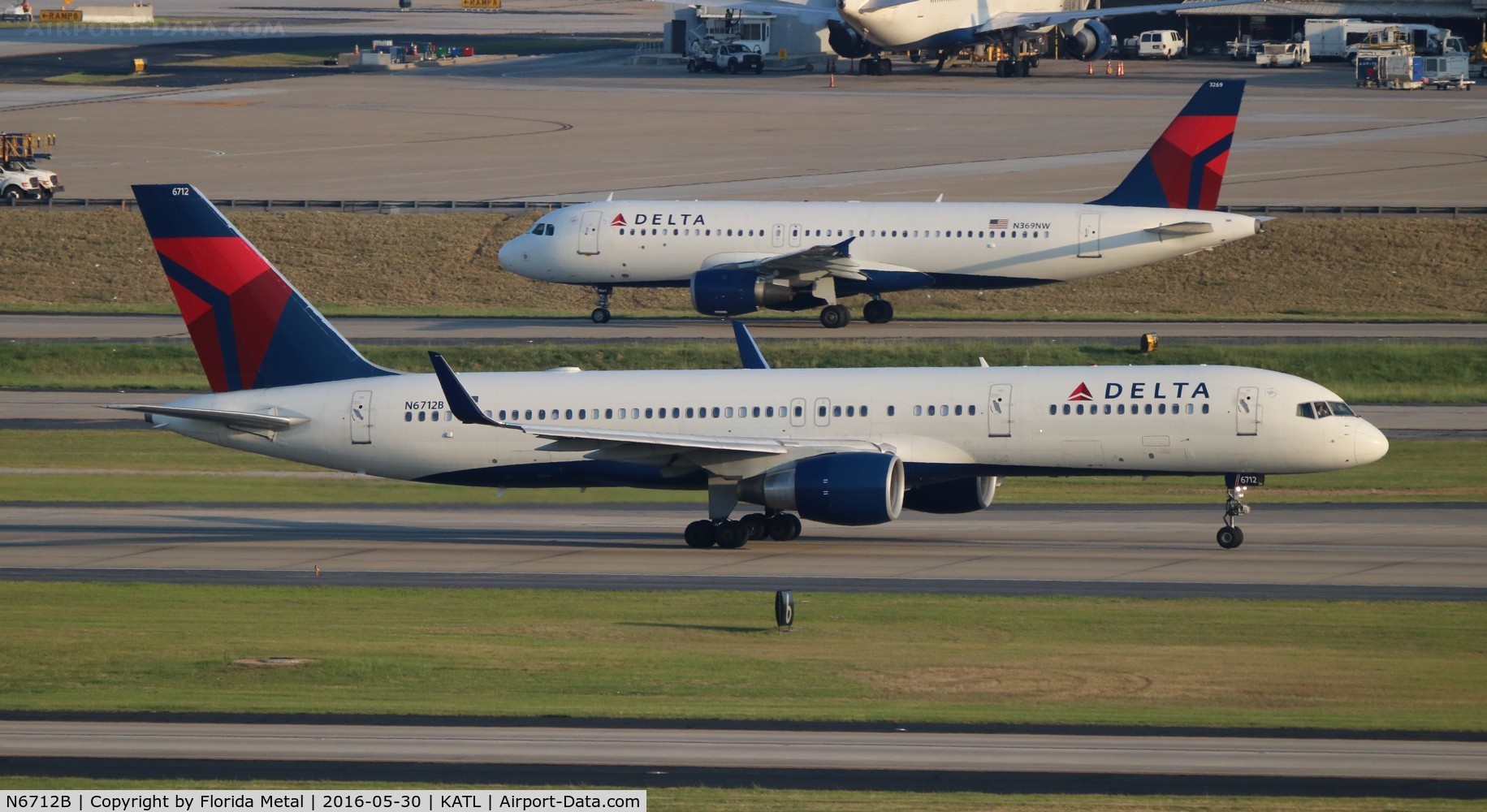 N6712B, 2000 Boeing 757-232 C/N 30484, ATL spotting 2016