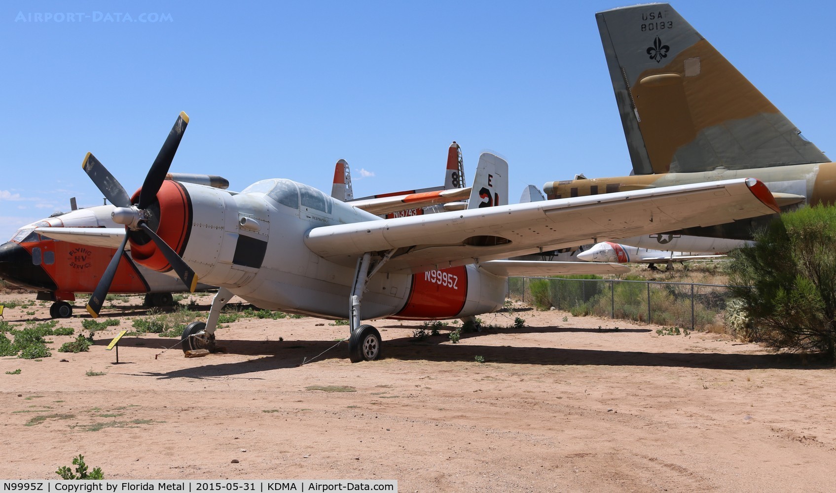 N9995Z, 1949 Grumman AF-2S Guardian C/N 126792, PIMA Museum 2015 AF-2S