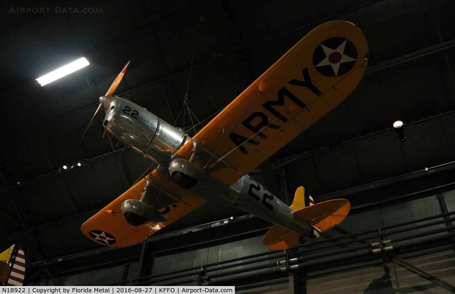N18922, 1939 Ryan Aeronautical ST-A C/N 312, USAF Museum 2016