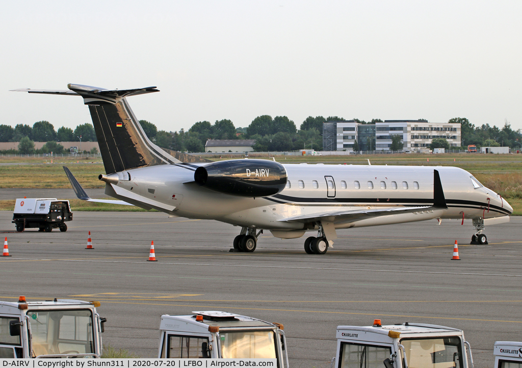 D-AIRV, 2019 Embraer EMB-135BJ Legacy 650E C/N 14501236, Parked at the General Aviation area...