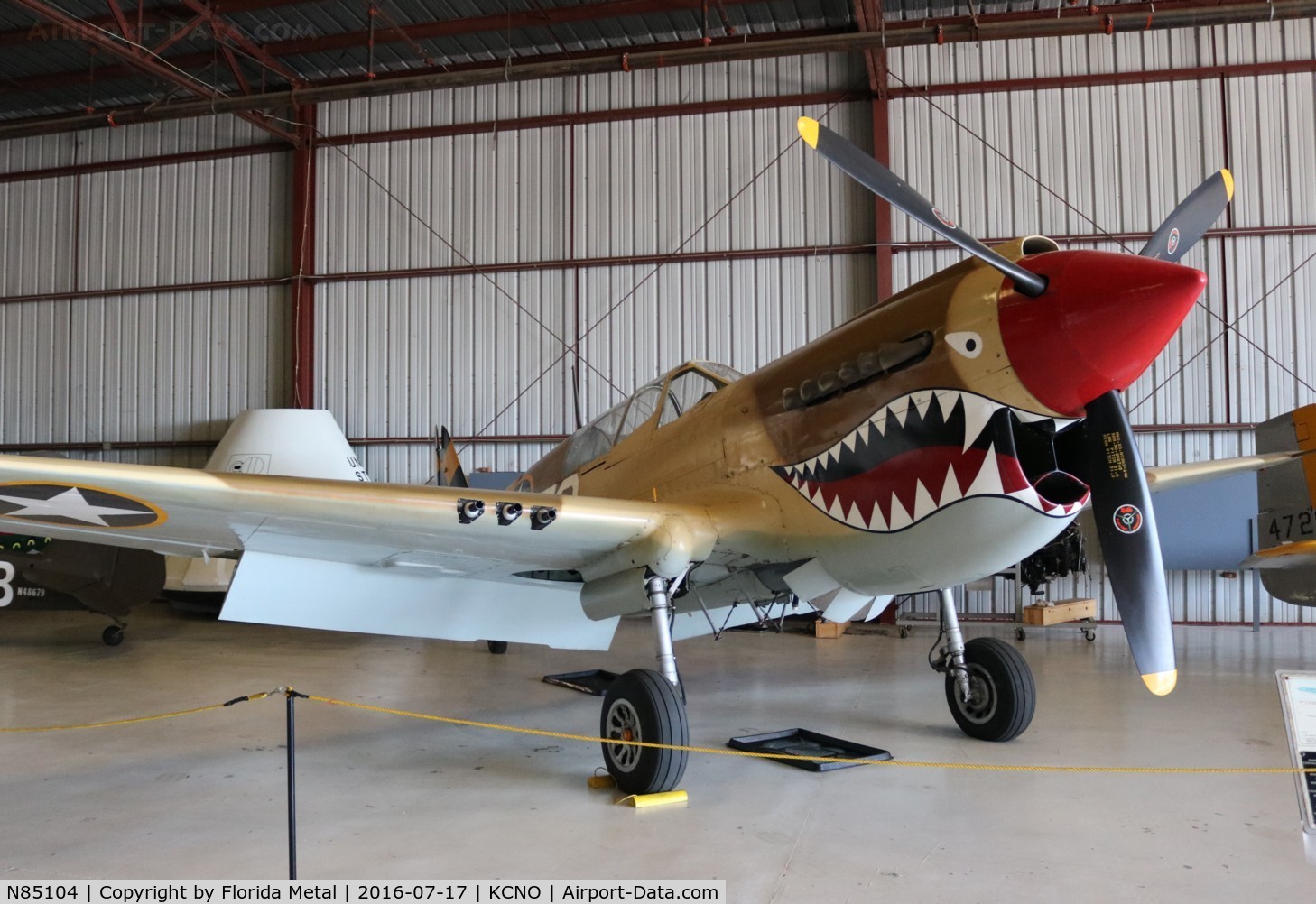 N85104, Curtiss P-40N-5CU Kittyhawk C/N 28954/F858, Planes of Fame 2016