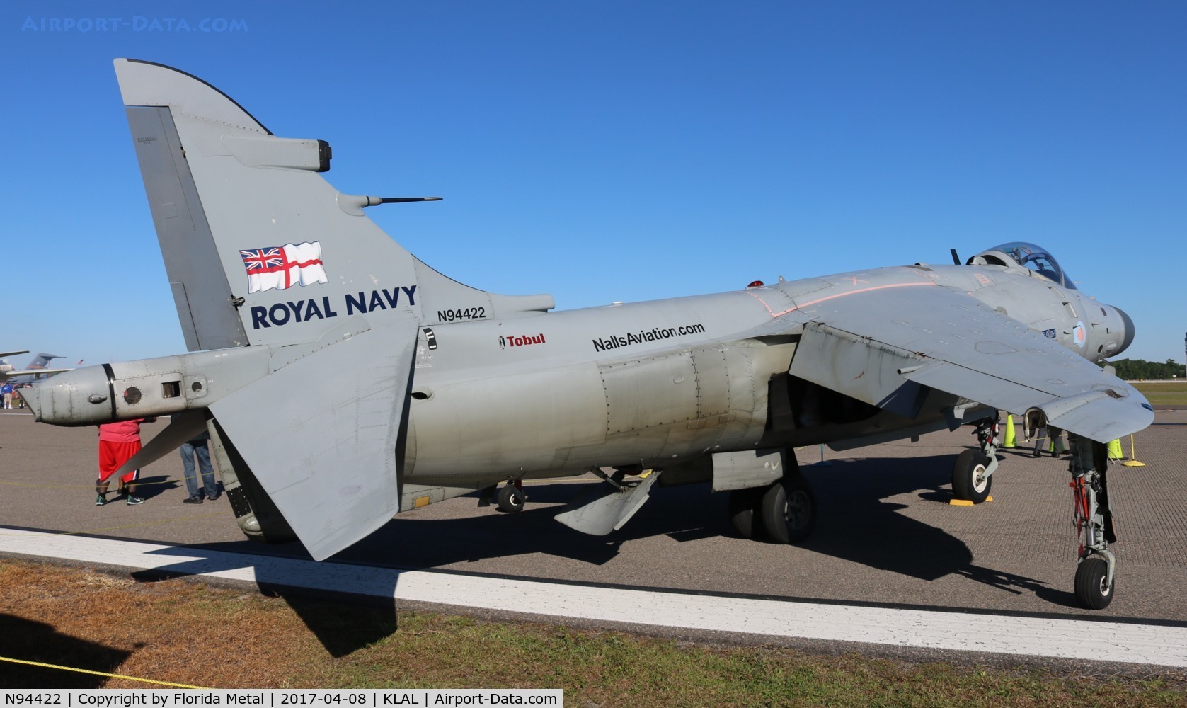 N94422, 1979 British Aerospace Sea Harrier F/A.2 C/N 41H-912002/DB2, SNF LAL 2017