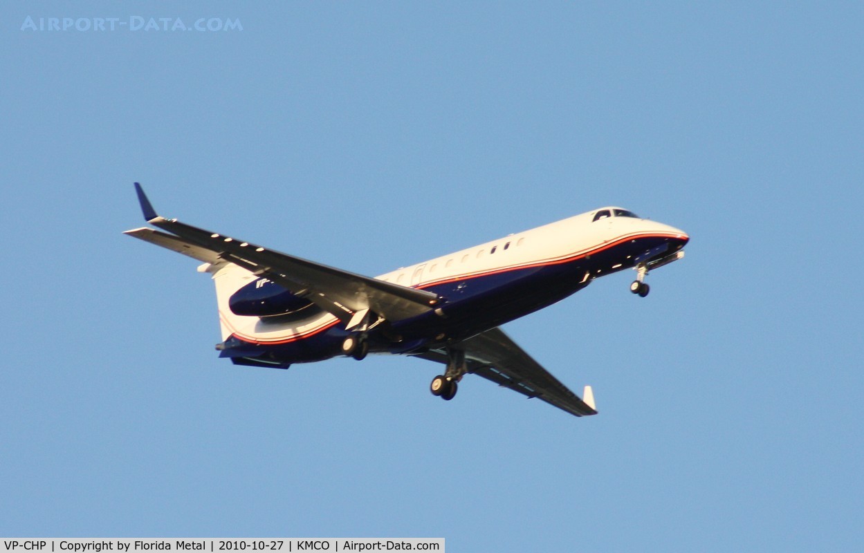 VP-CHP, 2004 Embraer EMB-135BJ Legacy C/N 14500802, MCO spotting 2010