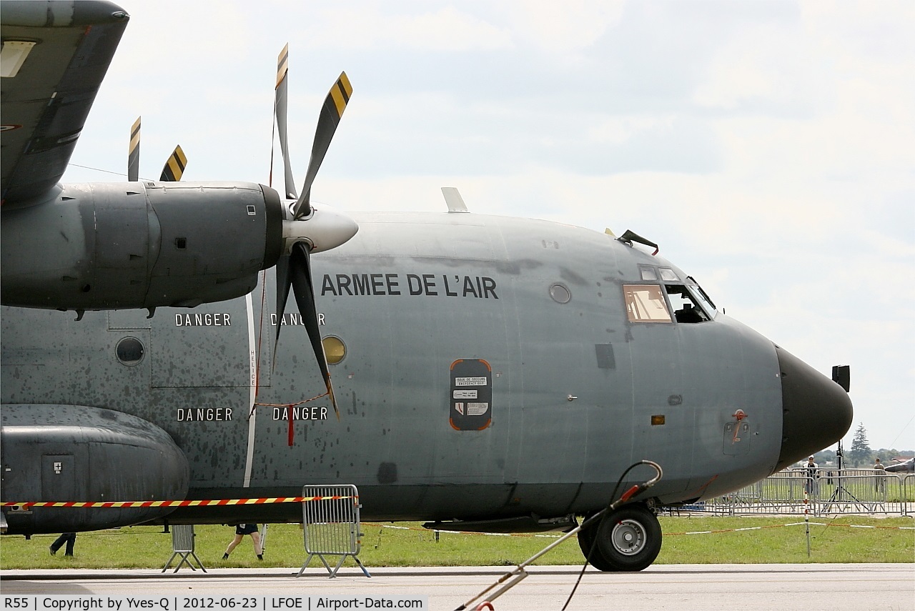 R55, Transall C-160R C/N 55, Transall C-160R, Static display, Evreux-Fauville Air Base 105 (LFOE) open day 2012