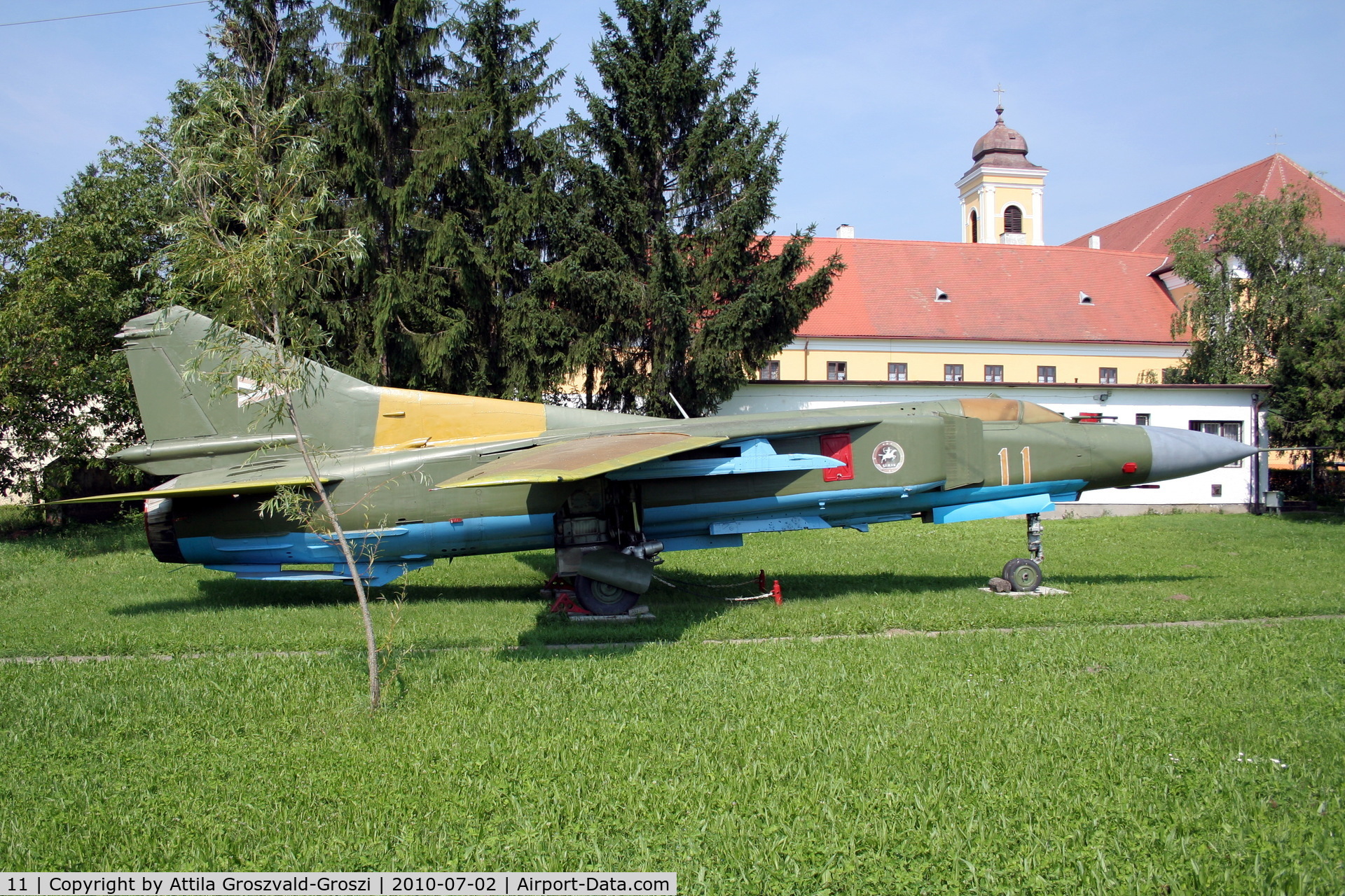 11, 1979 Mikoyan-Gurevich MiG-23MF C/N 0390217172, Nagyatád, Military Technical Park - Hungary