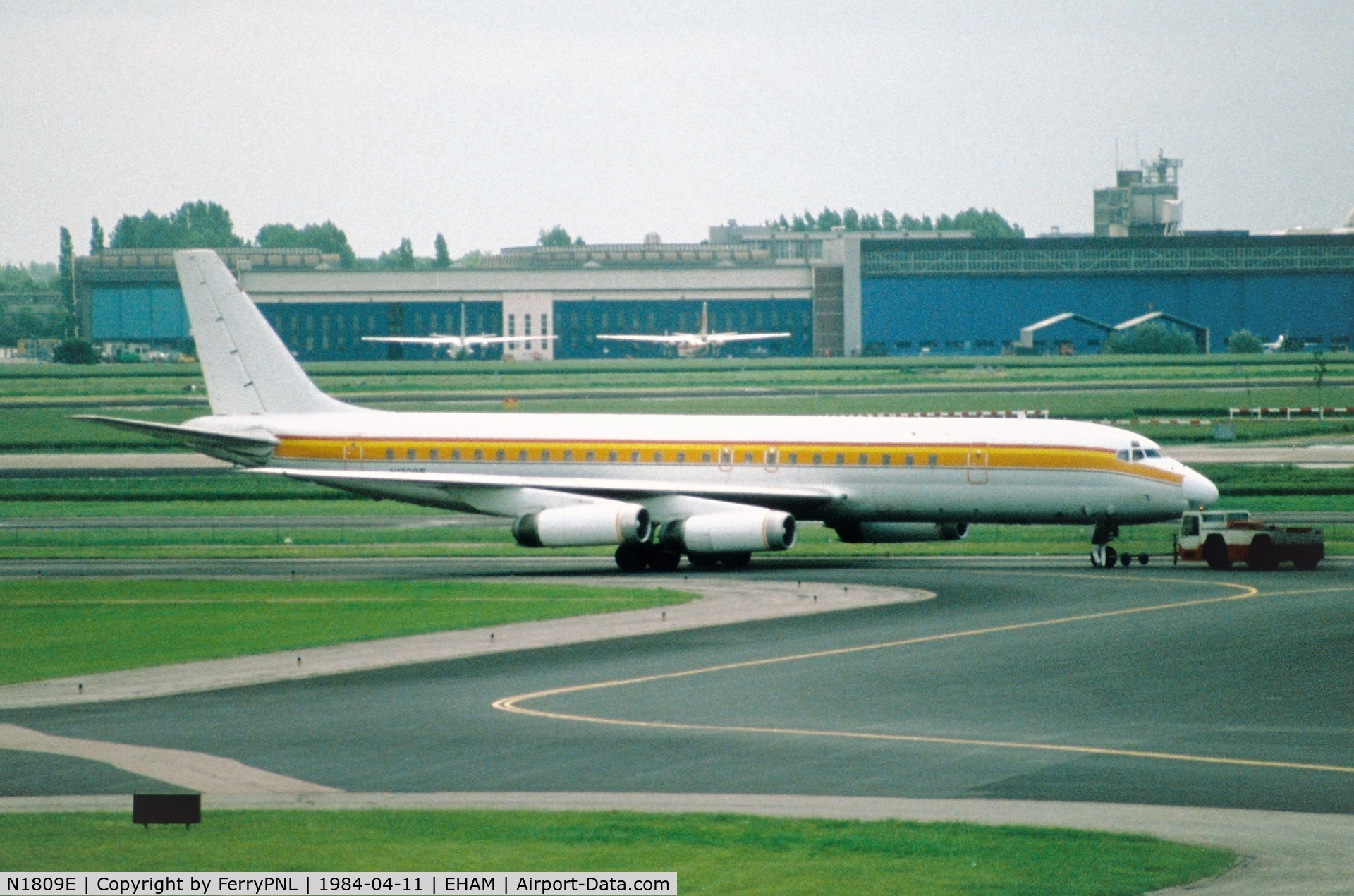 N1809E, 1969 Douglas DC-8-62 C/N 46107, Surinam DC-8-62 leased from Arrow Air. Crashed PMB 07-06-1989