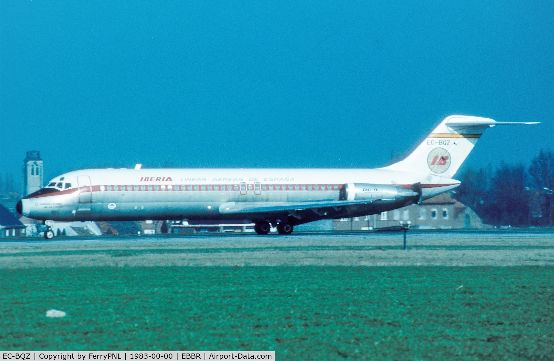 EC-BQZ, 1970 Douglas DC-9-32 C/N 47456, Landing of Iberia DC-9-32