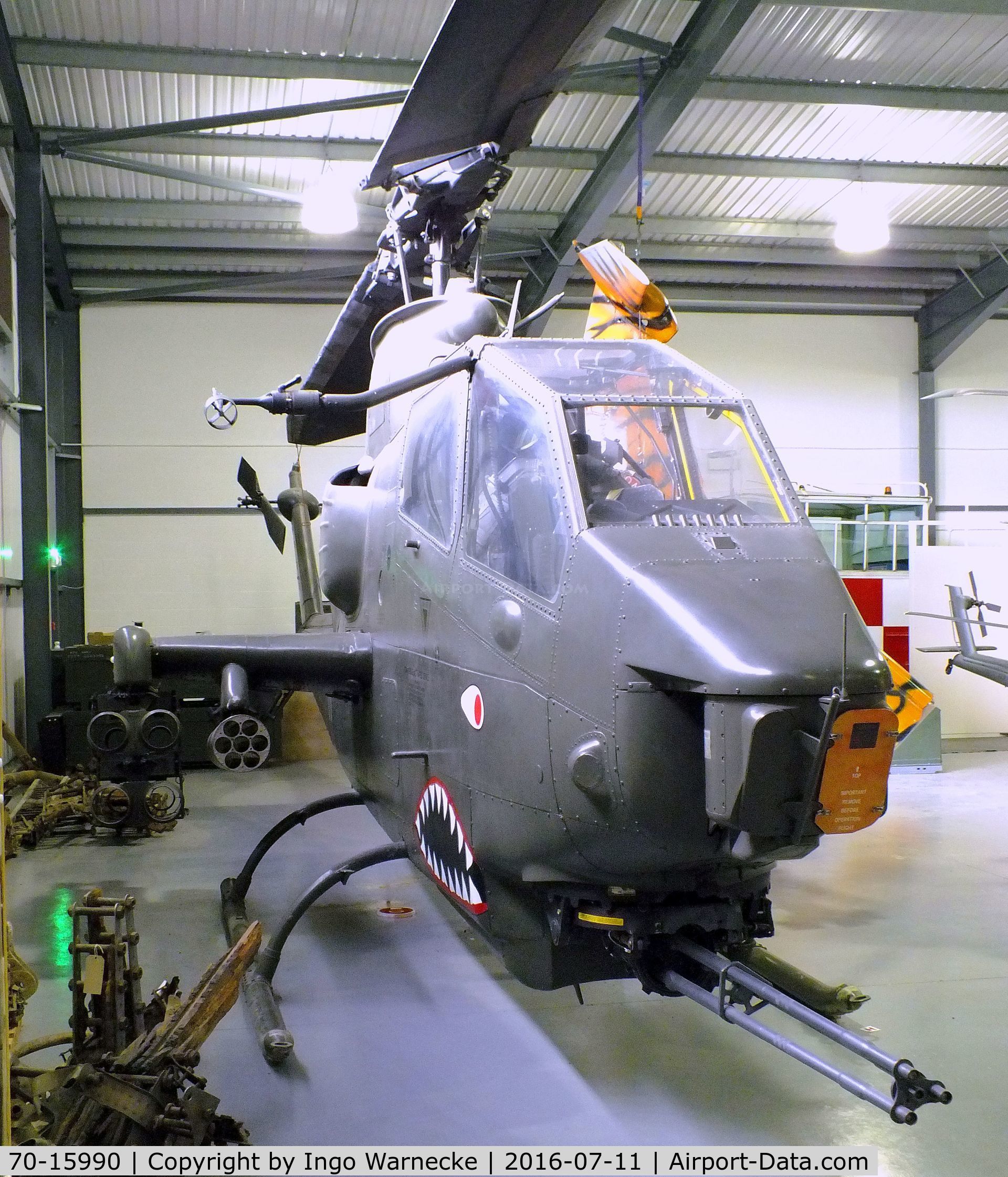 70-15990, 1970 Bell AH-1F Cobra C/N 20934, Bell AH-1F Cobra at the Museum of Army Flying, Middle Wallop