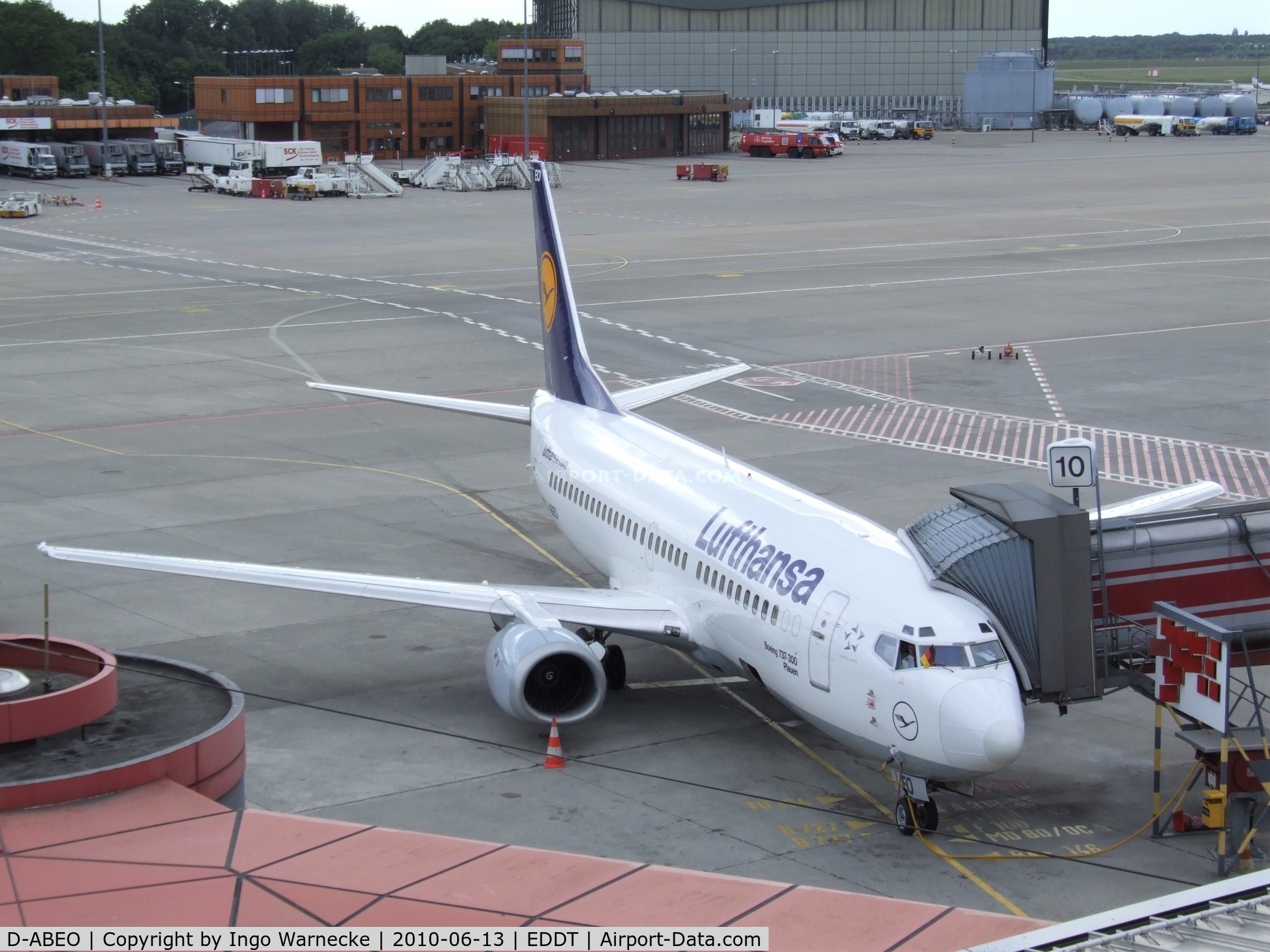 D-ABEO, 1991 Boeing 737-330 C/N 26429, Boeing 737-330 of Lufthansa at Berlin/Tegel airport