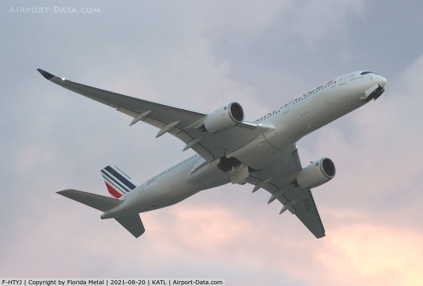 F-HTYJ, 2021 Airbus A350-941 C/N 500, Air France