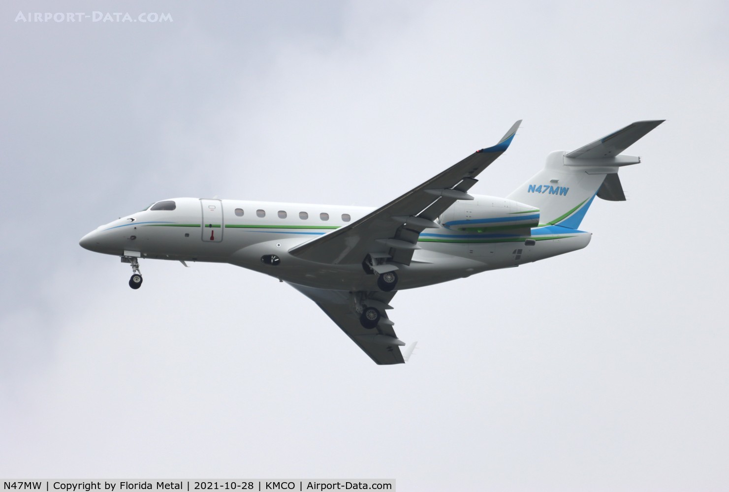 N47MW, 2018 Embraer EMB-550 Legacy 500 C/N 55000080, Legacy 500