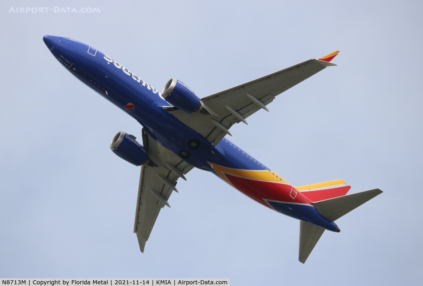 N8713M, 2017 Boeing 737-8 MAX C/N 36984, Southwest 737 MAX 8