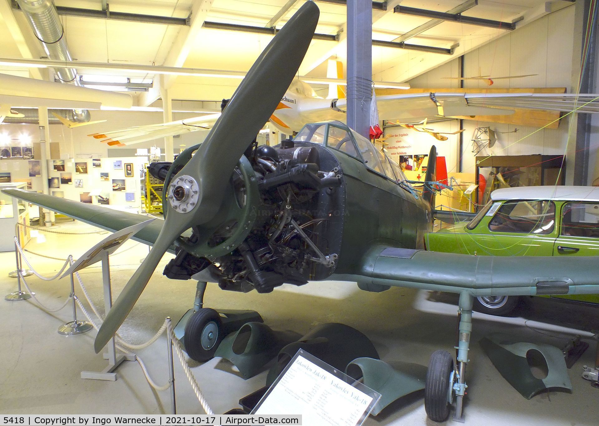 5418, Yakovlev Yak-18 C/N unknown_5418, Yakovlev Yak-18 MAX at the Luftfahrtmuseum Laatzen, Laatzen (Hannover)