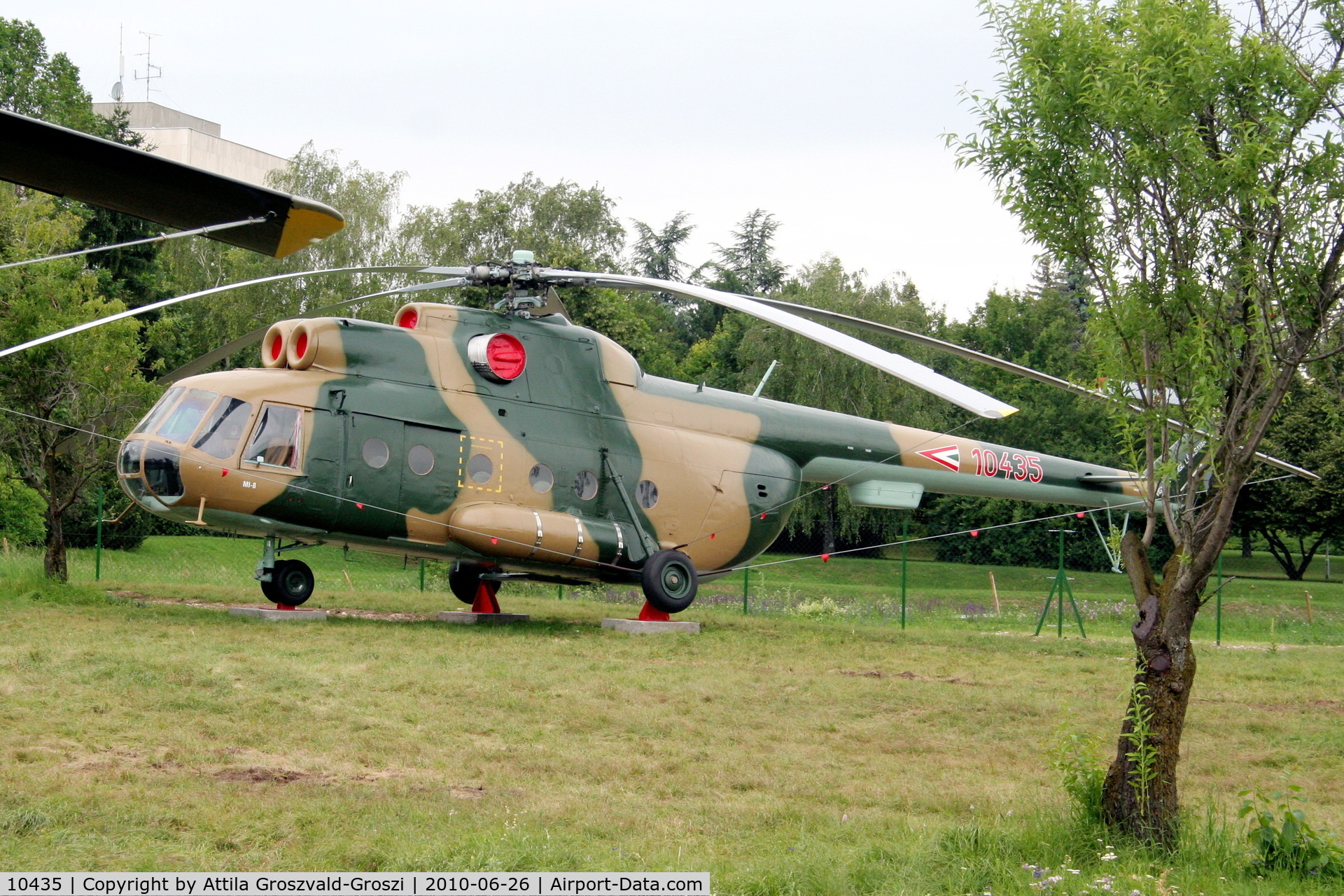 10435, 1973 Mil Mi-8T Hip C/N 10435, Zánka Military Technical Park