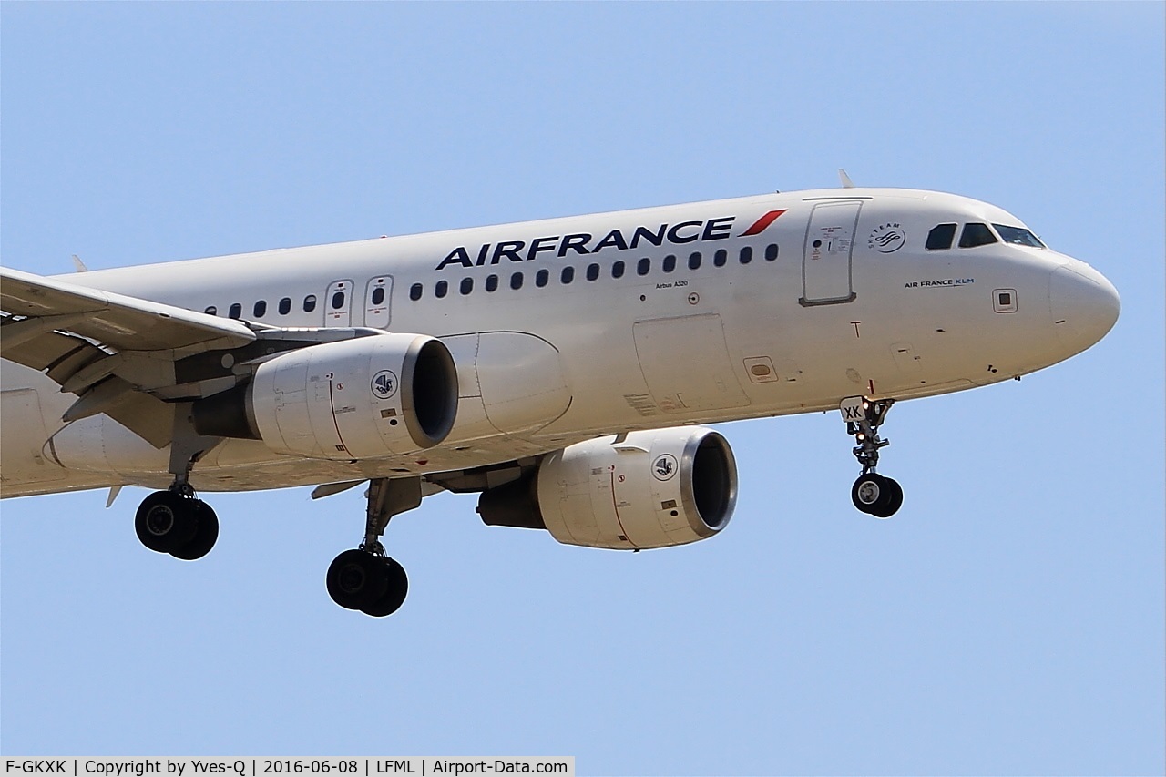 F-GKXK, 2003 Airbus A320-214 C/N 2140, F-GKXK - Airbus A320-214, On final rwy 31R, Marseille-Provence Airport (LFML-MRS)