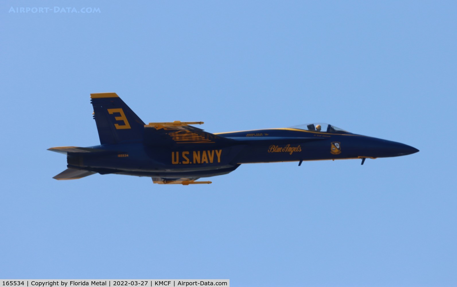 165534, Boeing F/A-18E Super Hornet C/N 1460/E007, Blue Angels