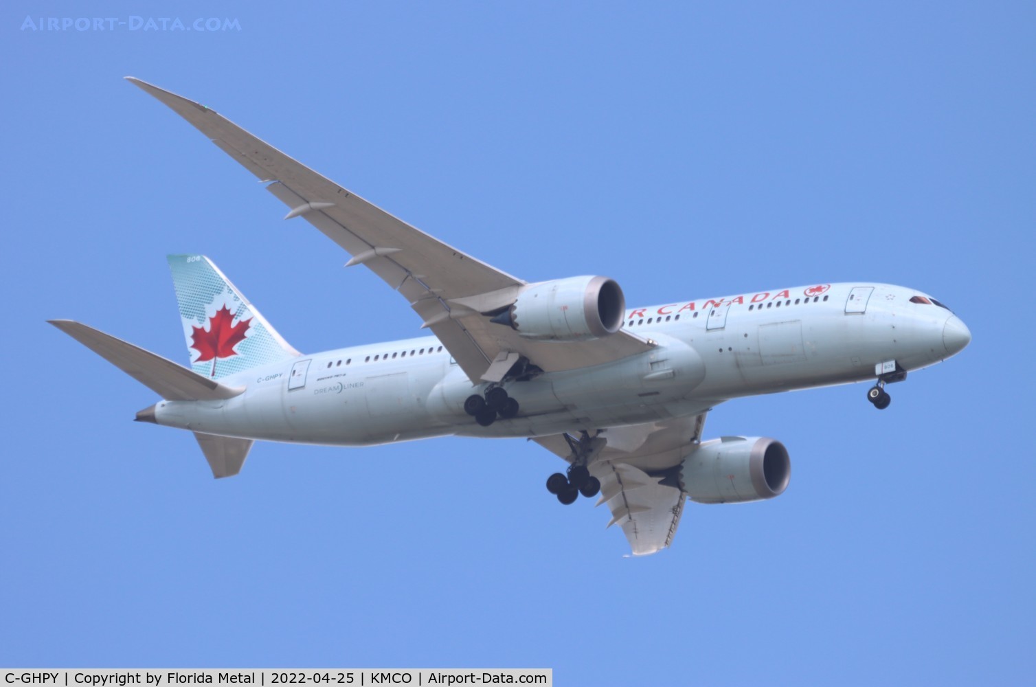 C-GHPY, 2014 Boeing 787-8 Dreamliner C/N 35262, Air Canada