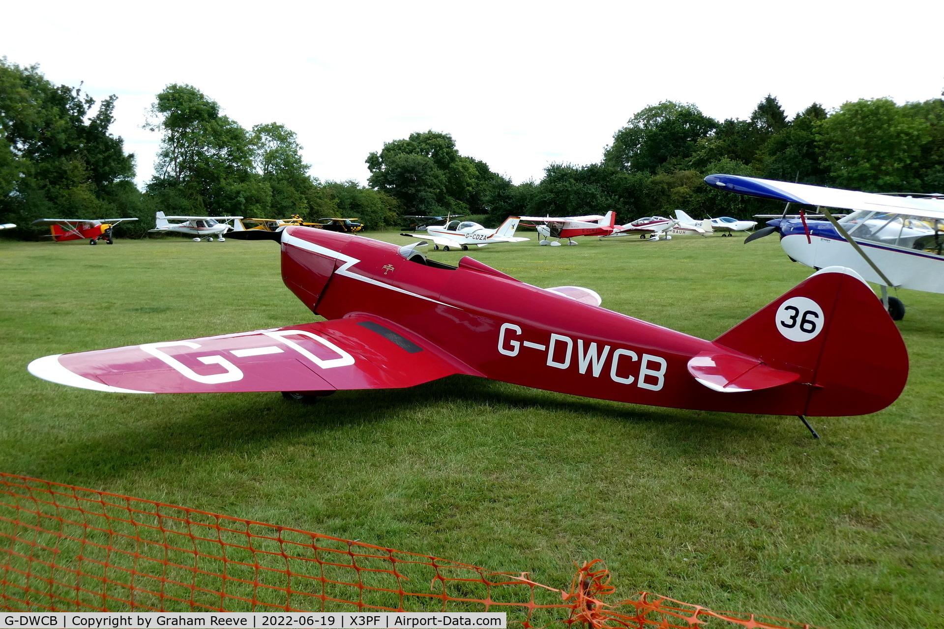 G-DWCB, 2015 Chilton DW1A C/N PFA 225-14454, Parked at Priory Farm.