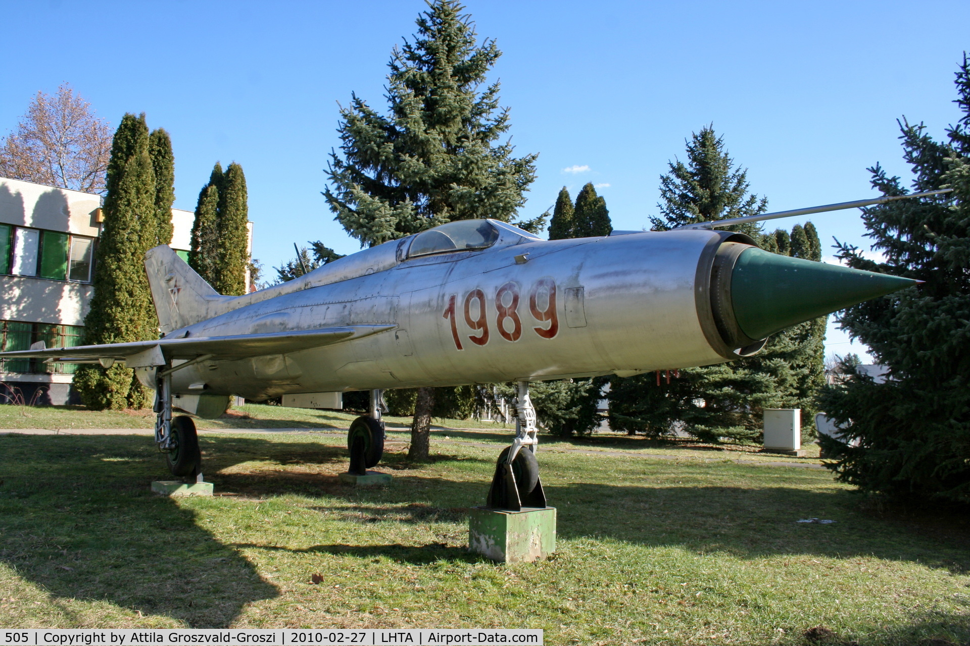 505, Mikoyan-Gurevich MiG-21PF C/N 760505, LHTA - Taszár Air Base, Hungary