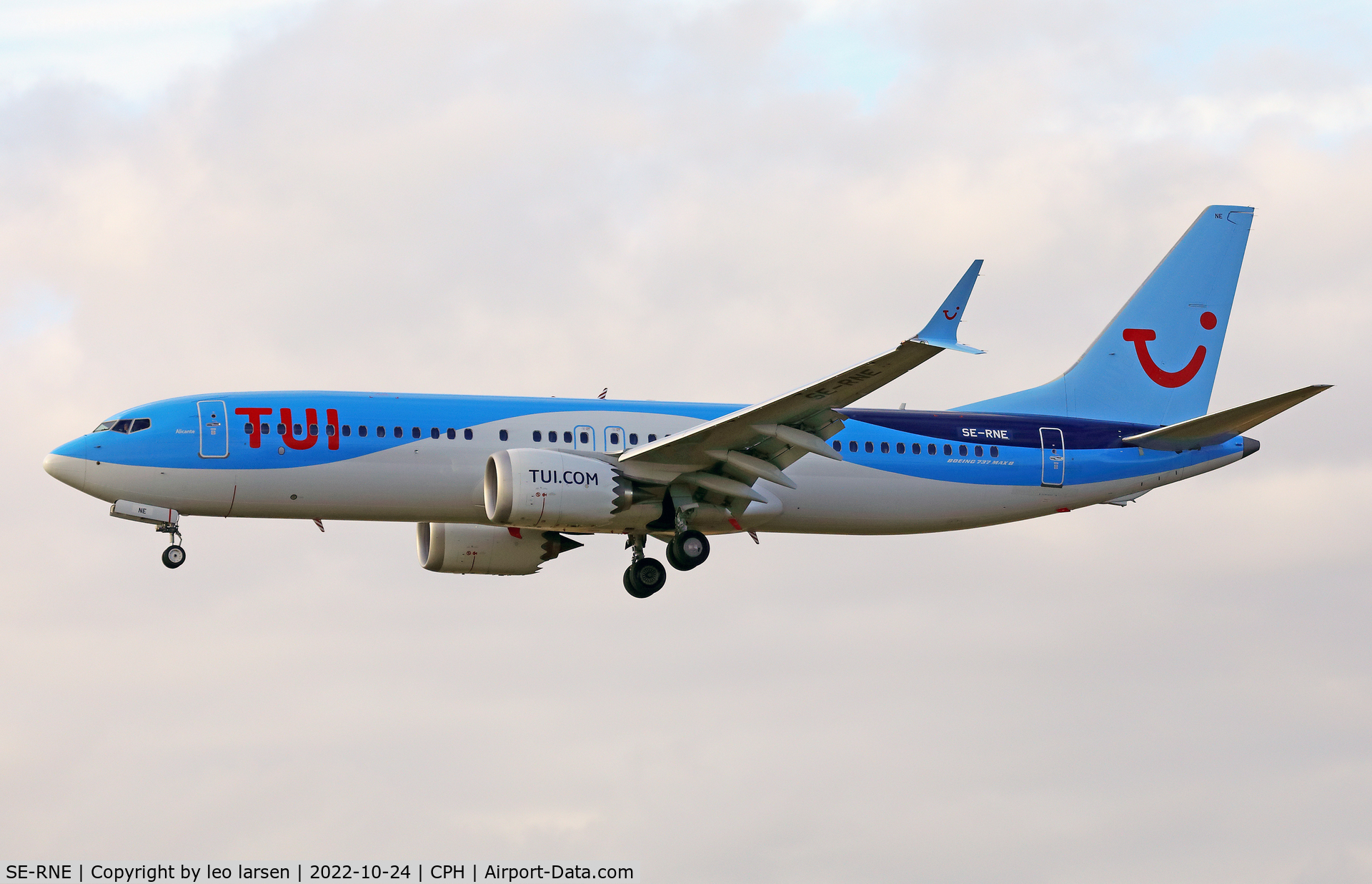 SE-RNE, 2021 Boeing 737-8 MAX C/N 44650, Copenhagen 24.10-2022