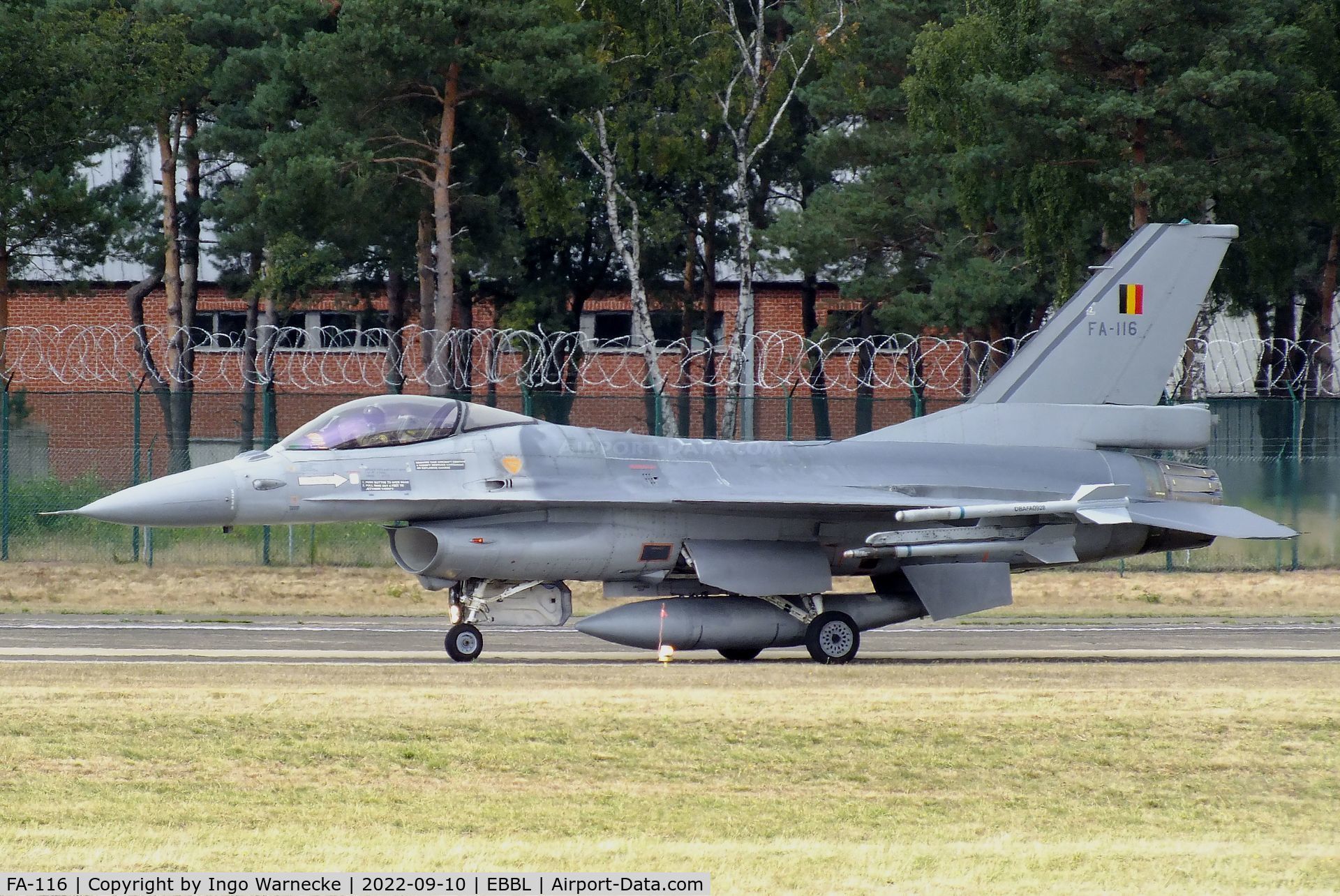 FA-116, 1980 SABCA F-16AM Fighting Falcon C/N 6H-116, General Dynamics (SABCA) F-16AM Fighting Falcon of the FAeB (Belgian air force) at the 2022 Sanicole Spottersday at Kleine Brogel air base