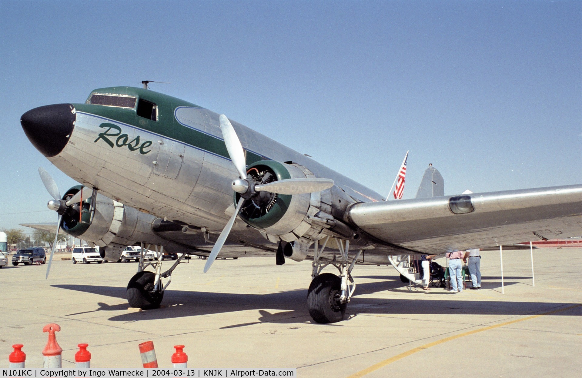 N101KC, 1943 Douglas DC-3C C/N 11639, Douglas DC-3C (C-53) at the 2004 airshow at El Centro NAS, CA