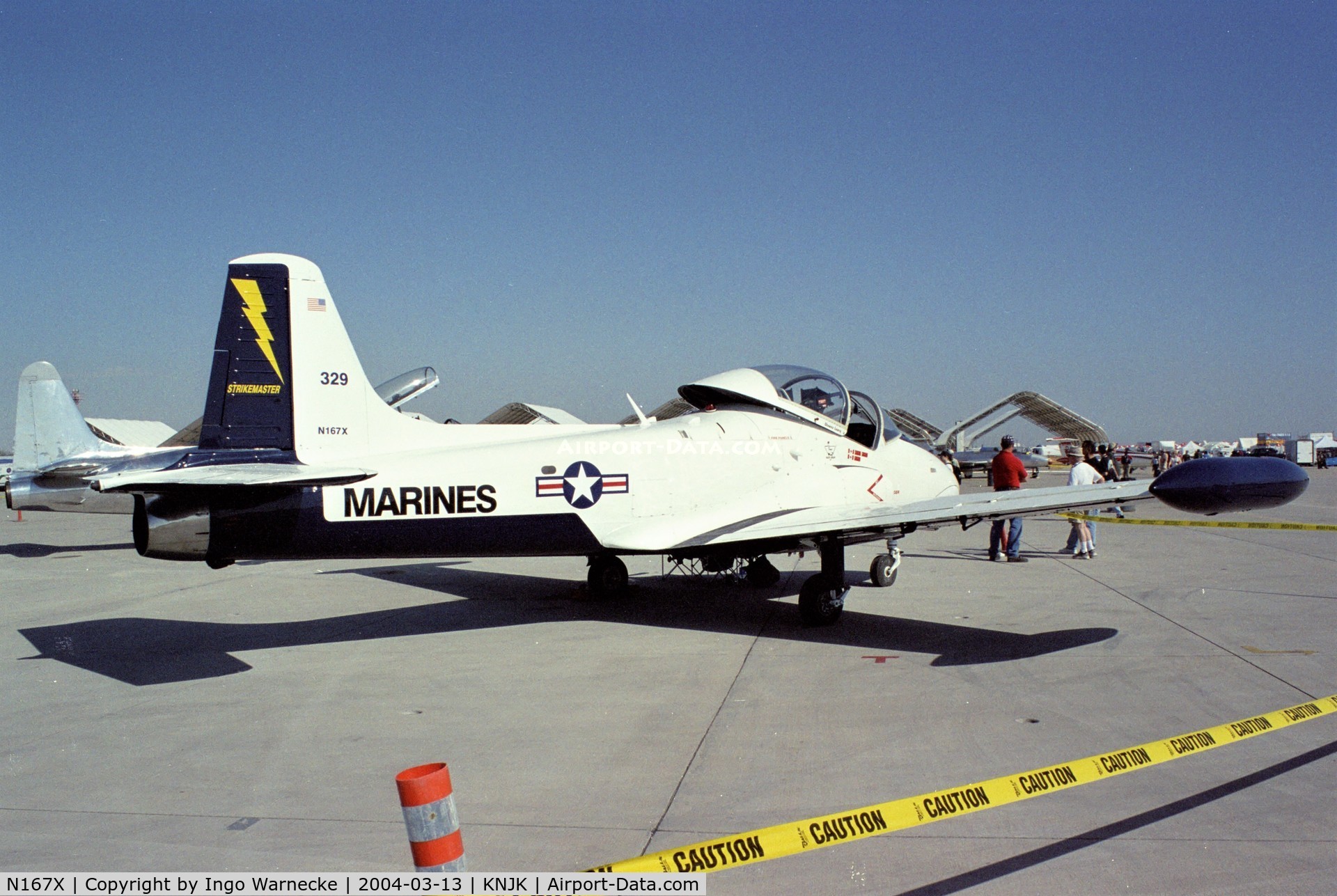 N167X, 1970 BAC 167 Strikemaster Mk.82 C/N EEP/JP/949, BAC 167 Strikemaster Mk82 at the 2004 airshow at El Centro NAS, CA