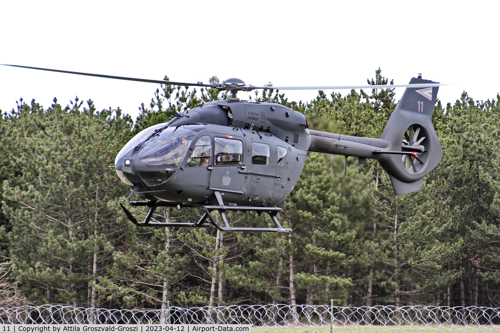 11, 2019 Airbus Helicopters H-145M C/N 20325, Veszprém, Jutas-Újmajor Hungarian Air Force training base