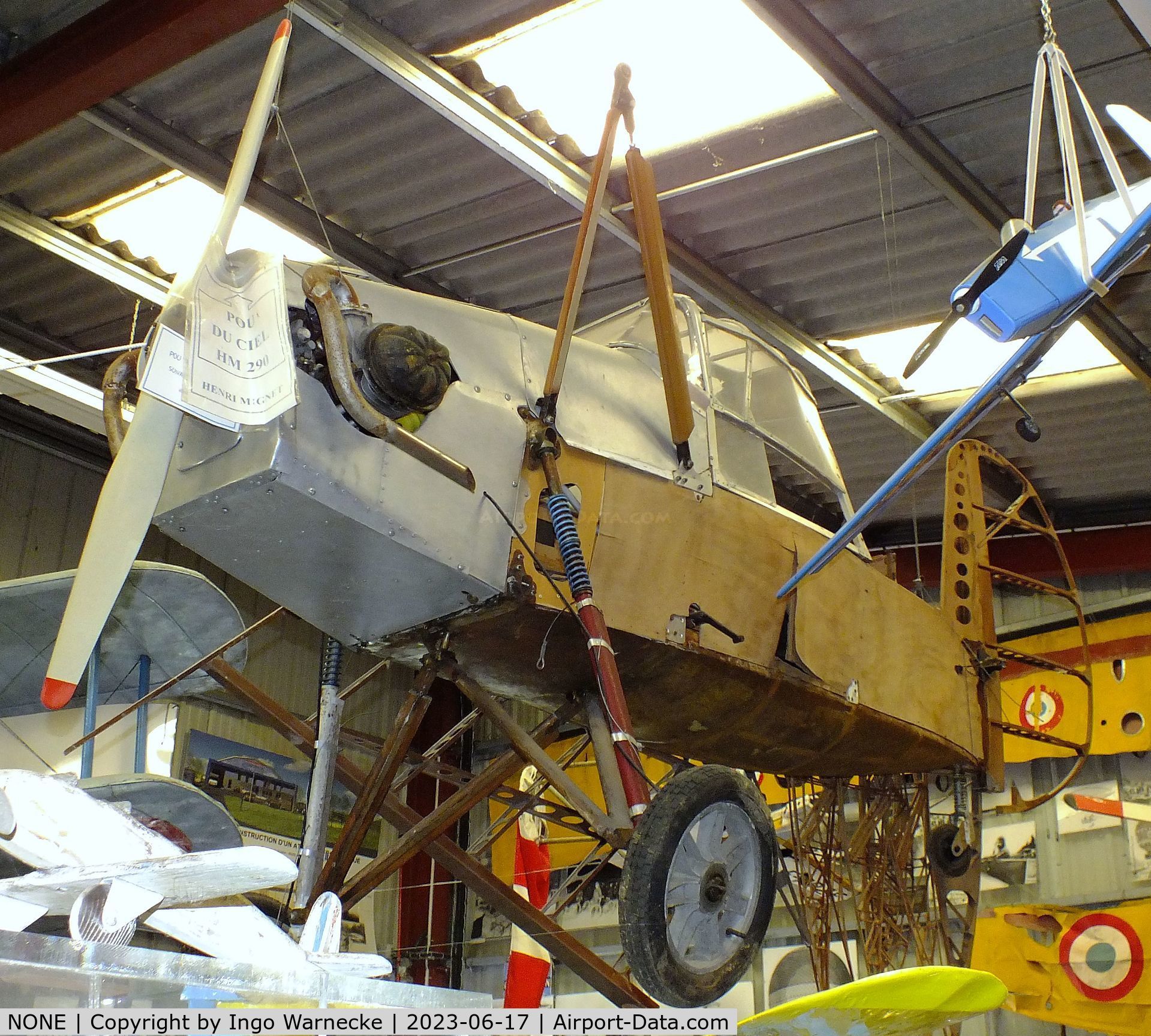 NONE, Mignet HM.290 C/N not found_HM.290, Mignet HM.290 (incomplete fuselage, elements of wing) at the Musee de l'Epopee de l'Industrie et de l'Aeronautique, Albert