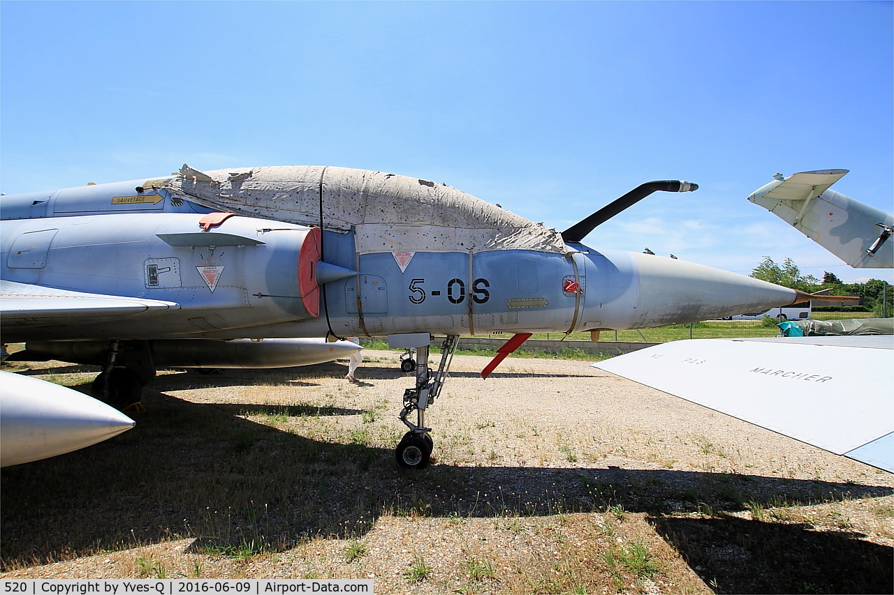 520, Dassault Mirage 2000B C/N 247, Dassault Mirage 2000B, preserved at Les Amis de la 5ème Escadre Museum, Orange
