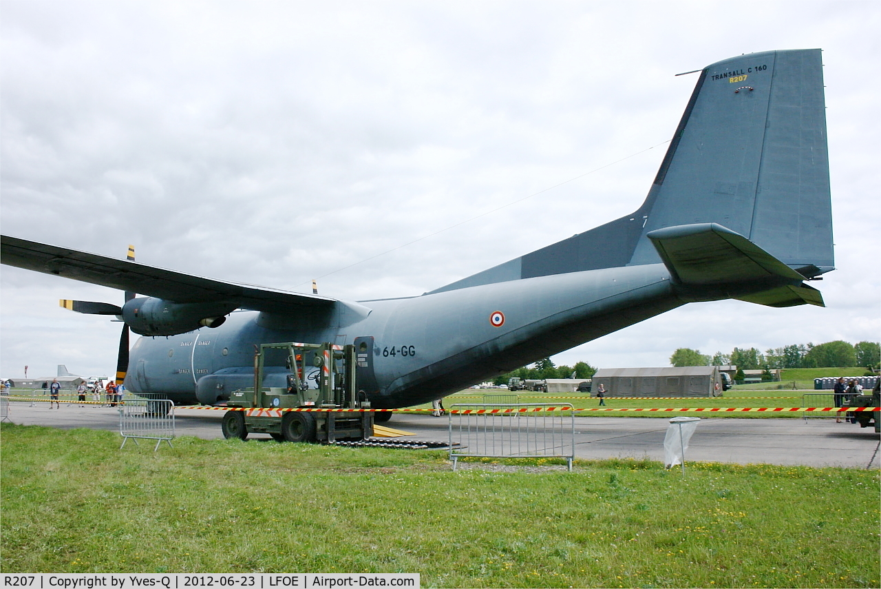 R207, Transall C-160R C/N 210, Transall C-160R, Static display, Evreux-Fauville Air Base 105 (LFOE)