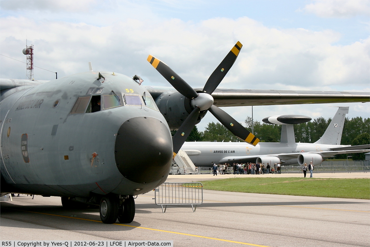 R55, Transall C-160R C/N 55, Transall C-160R, Static display, Evreux-Fauville Air Base 105(LFOE)