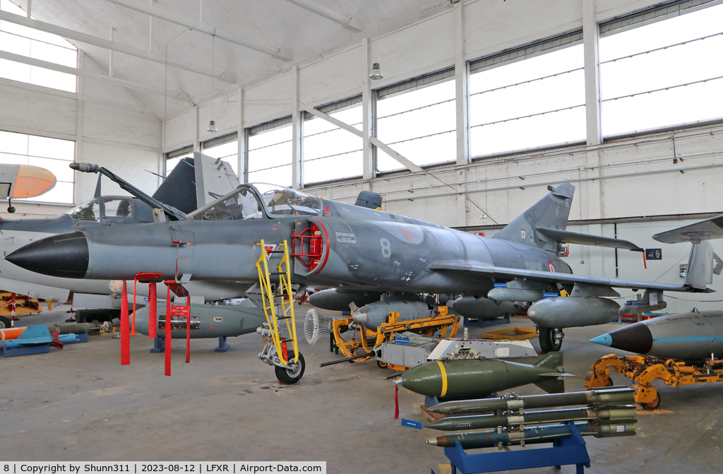 8, Dassault Super Etendard C/N 8, Preserved inside ANAMAN - Rochefort French Navy Museum