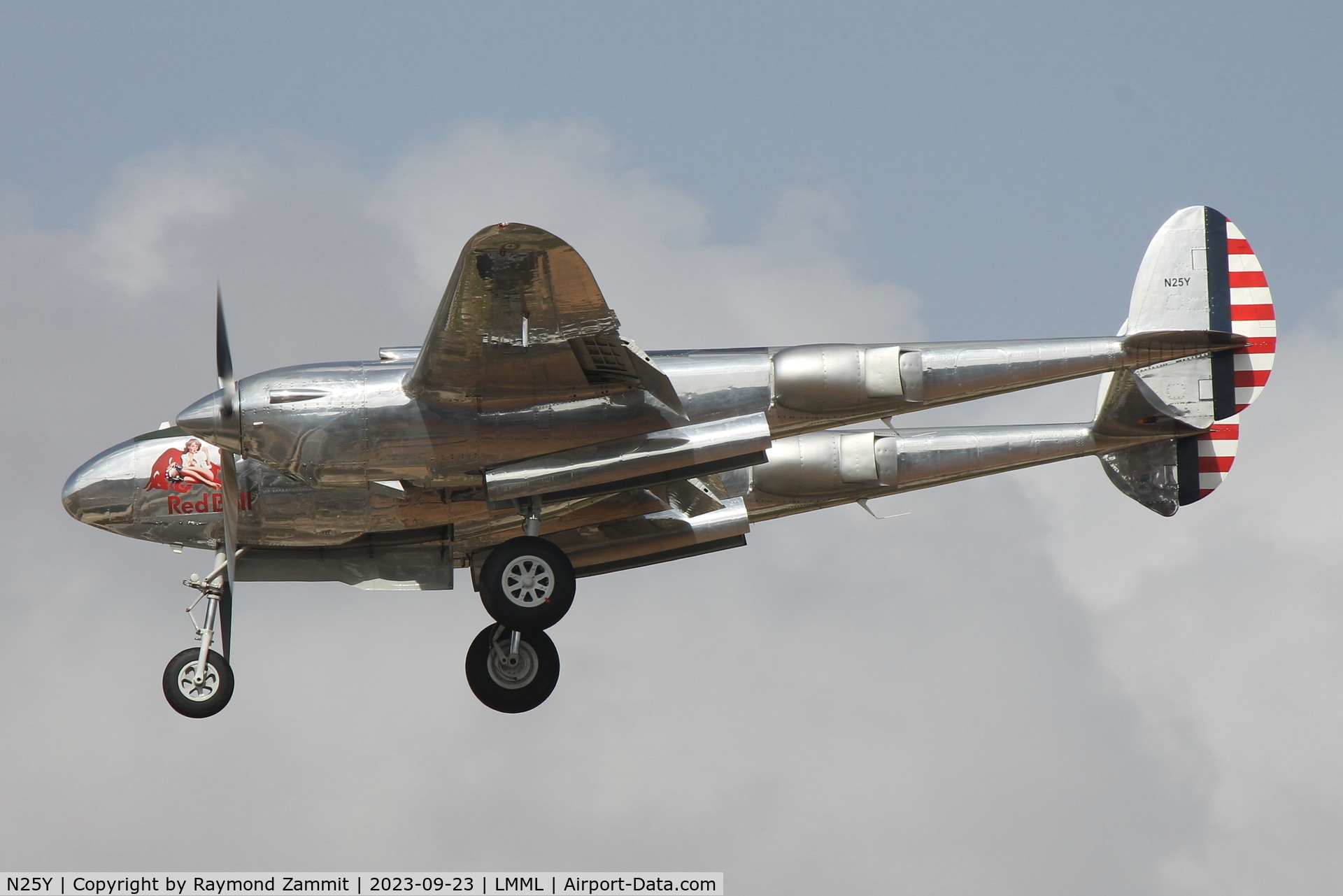 Aircraft N25y 1944 Lockheed P 38l 5lo Lightning C N Af44 53254 Photo