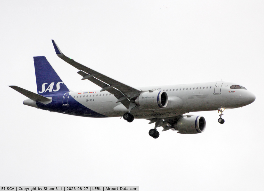 EI-SCA, 2023 Airbus A320-251N C/N 11442, Landing rwy 06L