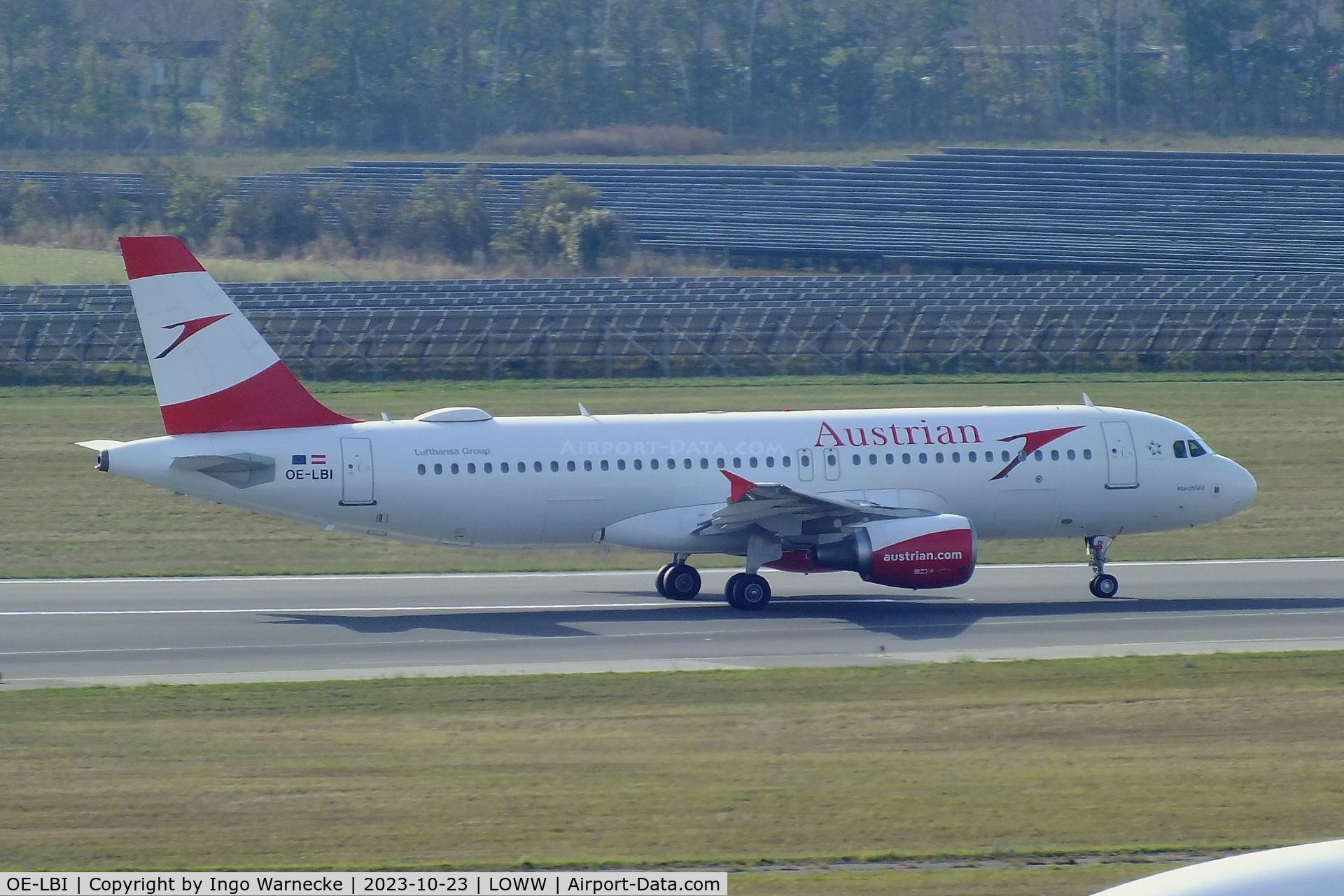 OE-LBI, 2003 Airbus A320-214 C/N 1937, Airbus A320-214 of Austrian Airlines at Wien-Schwechat airport