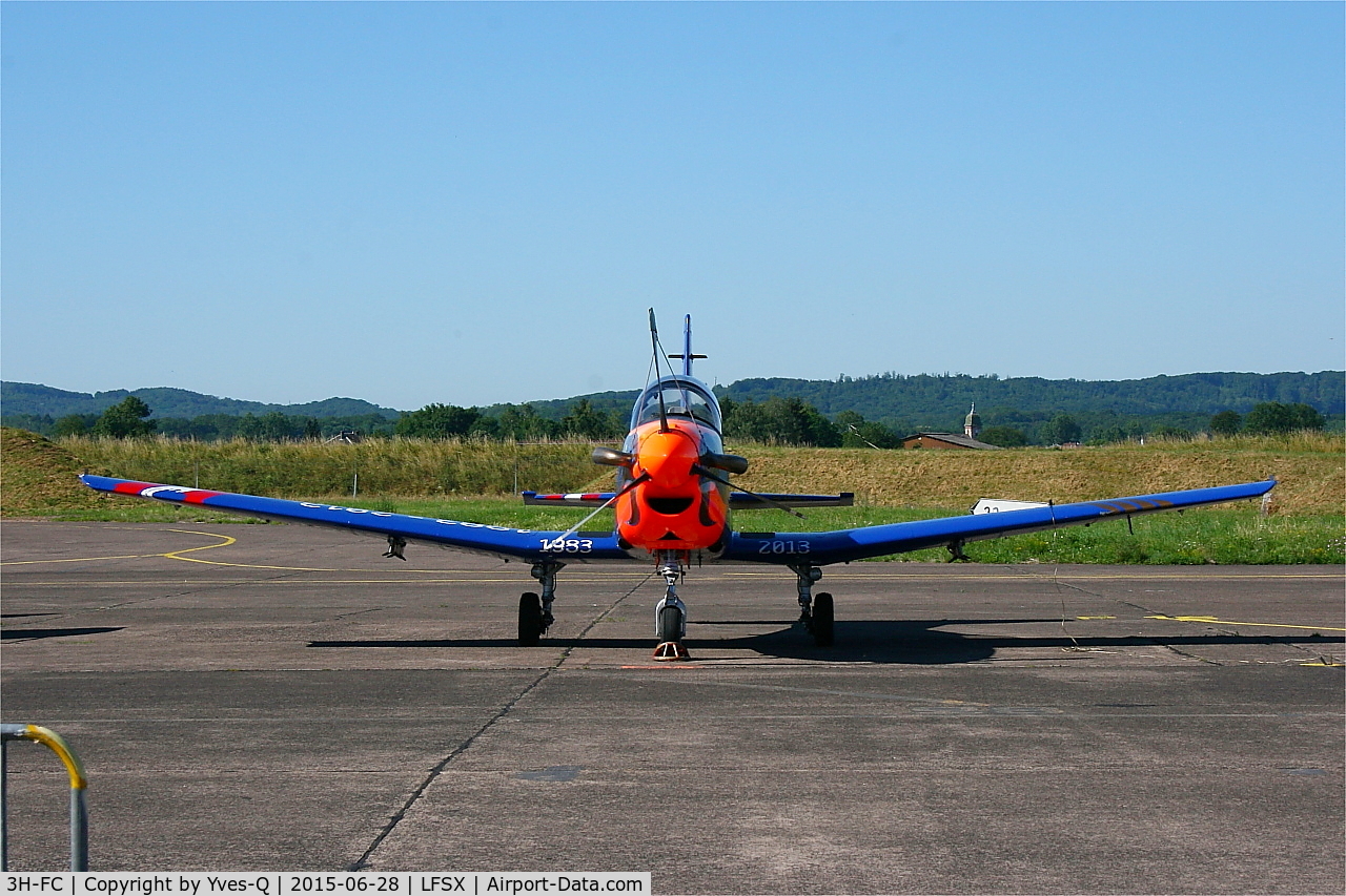 3H-FC, Pilatus PC-7 Turbo Trainer C/N 414, Pilatus PC-7 Turbo Trainer, Flight line, Luxeuil-St Sauveur Air Base 116 (LFSX)