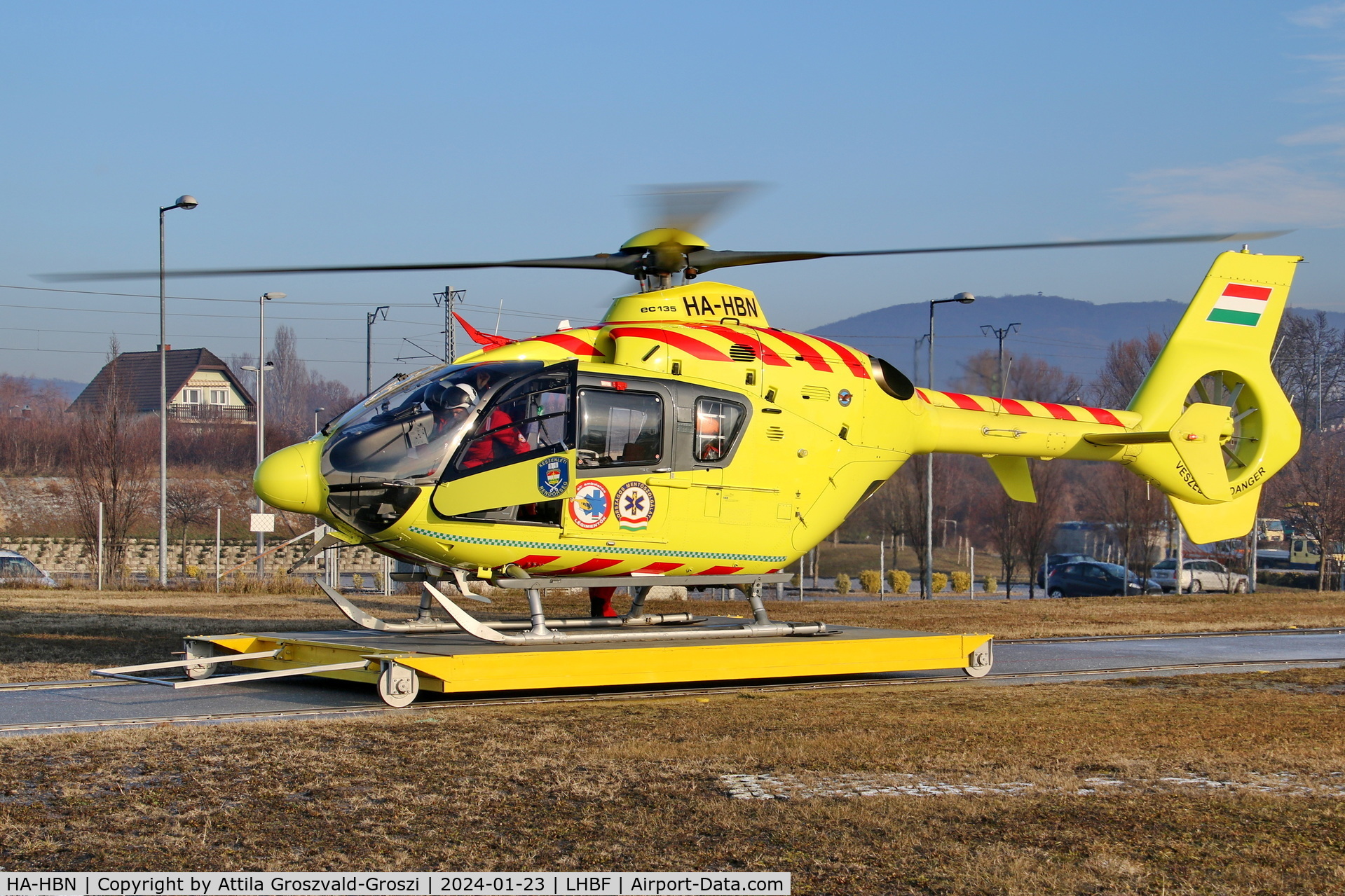 HA-HBN, 2008 Eurocopter EC-135P-2+ C/N 0669, LHBF - Balatonfüred aerial Ambulance base, Hungary