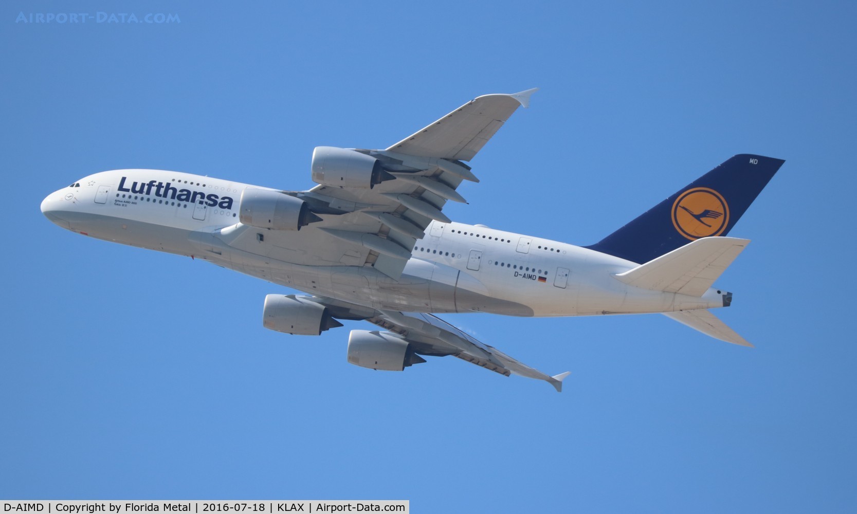 D-AIMD, 2010 Airbus A380-841 C/N 048, DLH A380 zx LAX-FRA