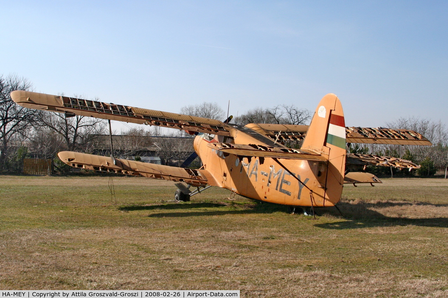 HA-MEY, 1985 PZL-Mielec Antonov An-2R Colt C/N 1G217-54, Domaszék, agricultural site, Hungary