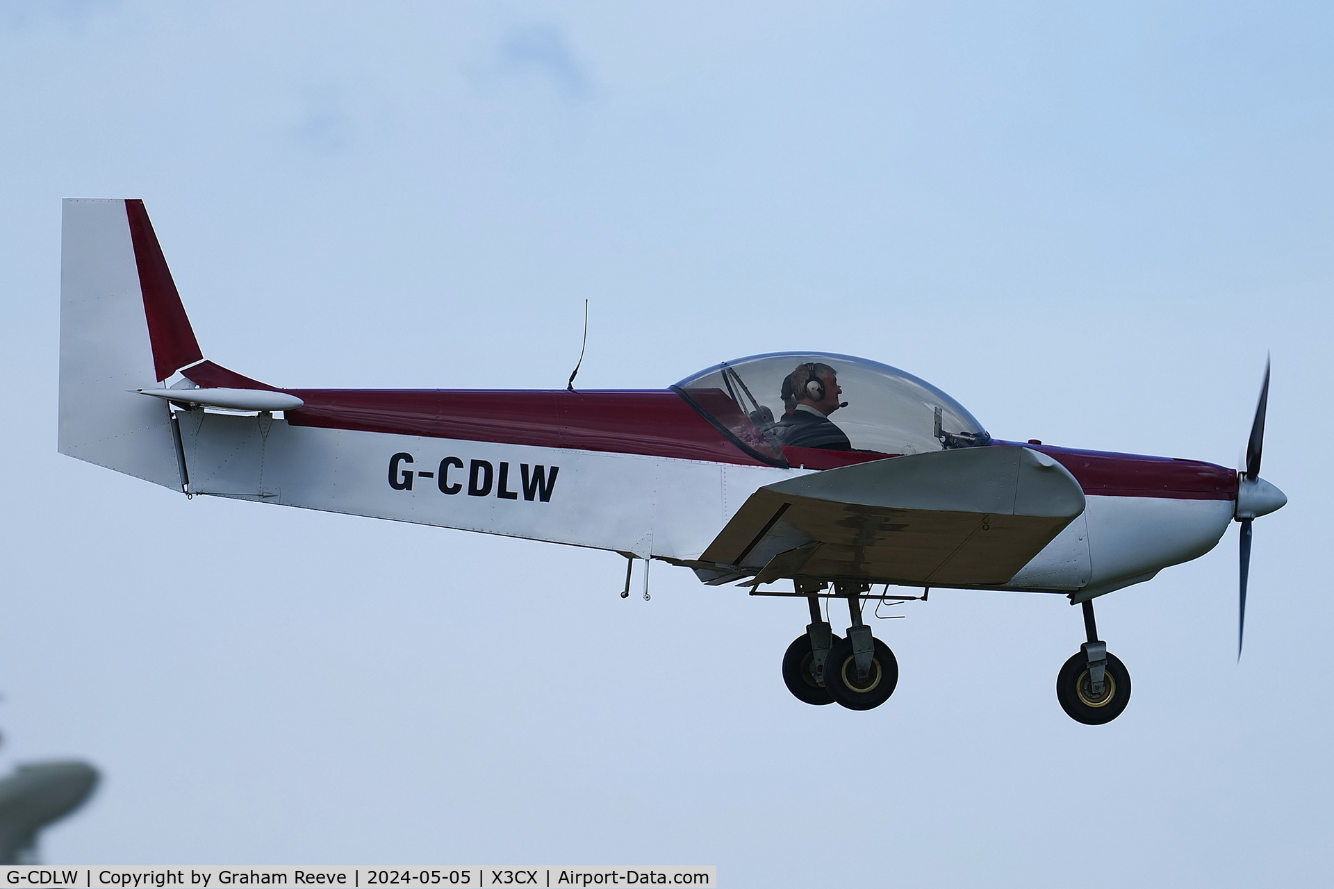 G-CDLW, 2005 Zenair CH-601UL Zodiac C/N PFA 162-13944, Landing at Northrepps.