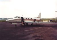 N921CC @ KBHM - Sabreliner on Medjet Ramp - by Syed Rasheed