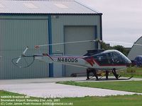 N480DS @ EGKA - Enstrom 480 - by Colin Pratt-Hooson