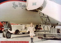 N880EP - Lisa Marie Presley in front of his? dads plane - by unknow