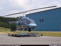 N75SP @ KGED - Former N75SP Bell Long Ranger IV, Ramp DSP Aviation South Barracks - by Alex McMahon