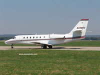N338QS @ KLUK - Cessna 680 taxiing at Lunken Airport - by Charlie Pyles - Air Pix Aviation Photos